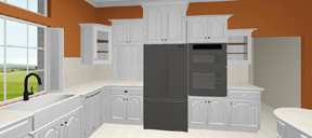 additonal 3D kitchen renderings for McFarlins