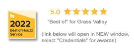 Renaissance Design Consultations named Best of Houzz 2022 for Grass Valley award