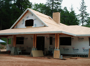 Nevada City home being constructed for client Maria Hanson