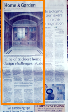 my articles are featured in the Home & Garden section of The Union newspaper